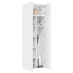 vidaXL Armoire de rangement blanc 70x42 5x225 cm bois d'ingénierie