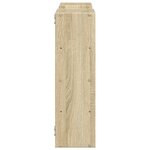vidaXL Étagère murale chêne sonoma 96x18x60 cm bois d'ingénierie
