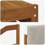 vidaXL Ensemble de canapés d'extérieur 5 pc Gris Naturel et Clair