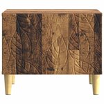 vidaXL Table basse Bois ancien 50 x 49 x 40 cm Bois d'ingénierie