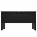 vidaXL Table basse noir 80x50x42 5 cm bois d'ingénierie