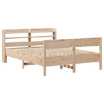 vidaXL Cadre de lit sans matelas 160x200 cm bois massif de pin