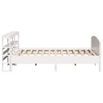 vidaXL Cadre de lit sans matelas blanc 180x200 cm bois massif de pin