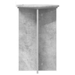 vidaXL Support de Plante 2 pièces Gris béton Ø40 x 60 cm