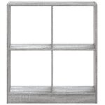 vidaXL Bibliothèque sonoma gris 68 5x32x75 cm bois d'ingénierie