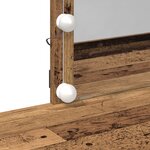 vidaXL Coiffeuse Bois Ancien 100 x 40 x 130 cm Bois d'ingénierie