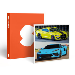 SMARTBOX - Coffret Cadeau Stage de pilotage multivolant : 2 tours en Corvette C8 et 2 tours en Ford Mustang sur le circuit de Saint-Laurent-de-Mure -  Sport & Aventure