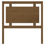 vidaXL Tête de lit Marron miel 95 5x4x100 cm Bois massif de pin