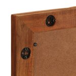 vidaXL Miroir salle de bain 50x70 cm bois massif d'acacia et verre