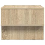 vidaXL Table basse Chêne Sonoma 48 x 46 x 35 cm Bois d'ingénierie