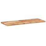 vidaXL Étagères flottantes 2 Pièces 80x30x2 cm acacia massif à l'huile