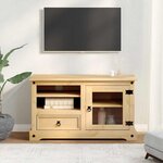 vidaXL Meuble TV Corona 100x45x58 cm bois de pin massif
