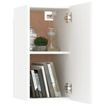 vidaXL Ensemble de meubles TV 4 Pièces Blanc Bois d'ingénierie