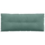 vidaXL Coussin de Dos Vert Mer 120 x 50 cm Tissu en velours côtelé