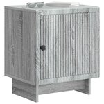 vidaXL Cabinet de chevet 2 pc Sonoma gris 43 x 34 5 x 50 cm