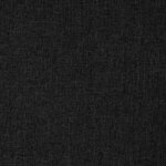 vidaXL Chaise pliable de sol Noir Tissu