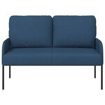 vidaXL Canapés avec coussin 110cm Bleu Contreplaqué