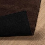 vidaXL Tapis de surface HUARTE Marron 230 x 160 cm Polyester