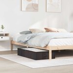 vidaXL Boîte de rangement avec fenêtre transparente 2 pc Tissu intissé
