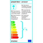 Lampe à poser en métal enchanté gris