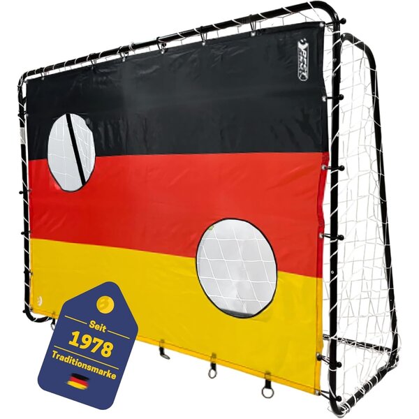 Best Sporting 11053-11067 - But de football 213 x 152 x 76 cm en noir avec cible de tir Allemagne