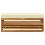 vidaXL Banc de Jardin Bois d'Acacia Massif Naturel