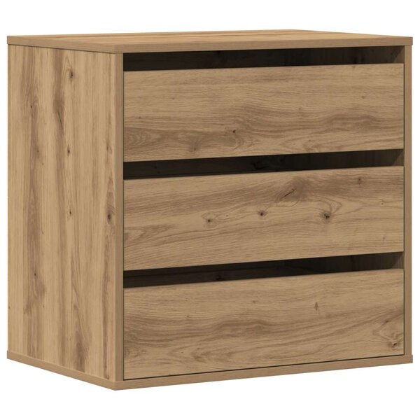 vidaXL Commode d'angle chêne artisanal 60x41x58 cm bois d'ingénierie