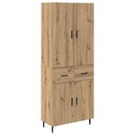 vidaXL Haut Armoire avec tiroir Chêne artisanal 69 5 x 34 x 180 cm