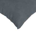 vidaXL Coussins de canapé 2 Pièces Gris foncé 80 x 80 cm