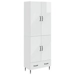 vidaXL Ensemble de Meubles 2 Pièces 66 x 34 5 x 95 cm Bois d'ingénierie