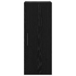 vidaXL Meuble mural Chêne noir 34 5 x 34 x 90 cm Bois d'ingénierie