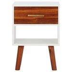 vidaXL Table de chevet Bois d'acacia massif 40x30x57 cm