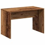 vidaXL Tabouret de toilette vieux bois 70x35x45 cm bois d'ingénierie