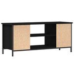 vidaXL Meuble TV Chêne noir 102 x 35 x 45 cm Bois d'ingénierie