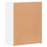 vidaXL Armoire de classement blanc 60x32x77 5 cm bois d'ingénierie