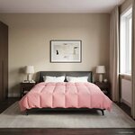 vidaXL Duvet complet toute l'année 200 x 240 cm 4 saisons Rose