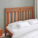 vidaXL Tête de lit avec tête de lit Cire marron 145 5 x 100 cm