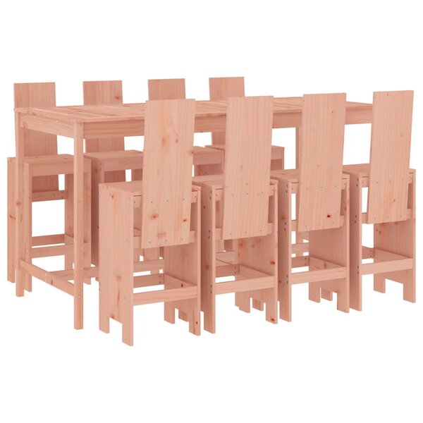 vidaXL Ensemble de bar de jardin 9 Pièces bois massif douglas