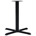 vidaXL Pied de table de bistro noir 76x76x72 cm fonte