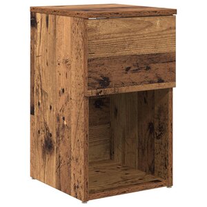 vidaXL Armoire de lit Bois ancien 29 x 31 5 x 49 cm Bois d'ingénierie