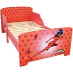 Miraculous ladybug lit avec sommier à lattes 140 x 70 cm