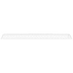 vidaXL Serre avec cadre en acier blanc 96 m² 24x4x2 m