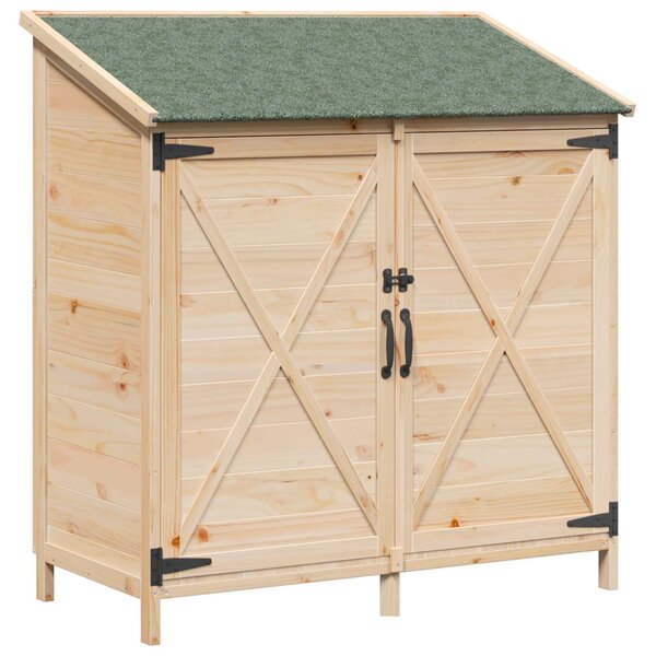 vidaXL Abri de jardin Naturel 106 x 56 x 113 5 cm Bois d'ingénierie