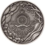 Pièce de monnaie en Argent 2 Dollars g 31.1 (1 oz) Millésime 2025 Mythological Creatures FAIRY