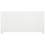 vidaXL Lit de jour sans matelas blanc 90x200 cm bois de pin massif