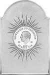 Pièce de monnaie en Argent 1000 Francs g 15.57 (1/2 oz) Millésime 2026 CRUCIFIX 1/2