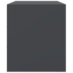 vidaXL Meubles TV 2 Pièces anthracite 67x39x44 cm acier