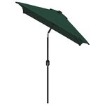 vidaXL Parasol 200 x 300 cm Vert Rectangulaire