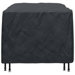 vidaXL Housse pour mobilier d'extérieur Noir 160 x 100 x 70 cm 210D