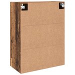 vidaXL Armoire Murale 2 Pièces Bois ancien 69 5 x 34 x 90 cm